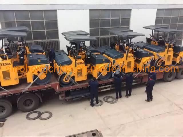 Yzc4 Mechanical Double Drum Vibratory Road Roller 4 Ton