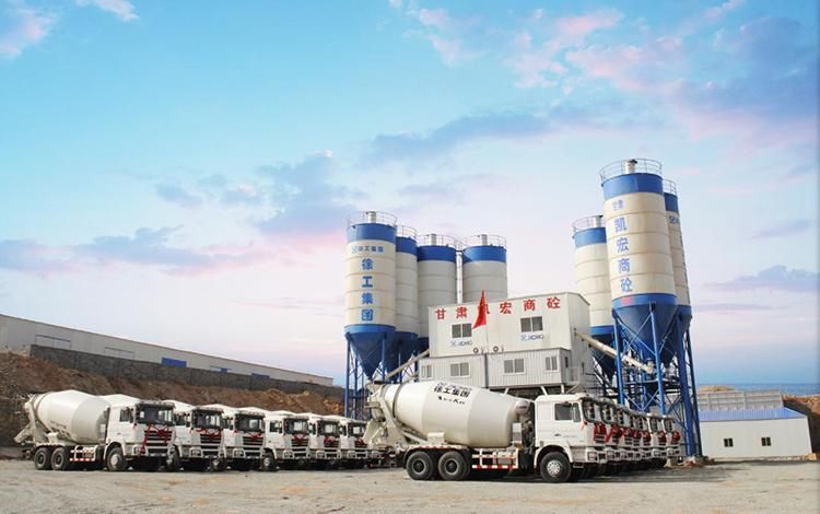 XCMG Official Cement Mixing/Mixer Plant Hzs75ky 75m3/H Small Mobile Concrete Batching Plant for Sale