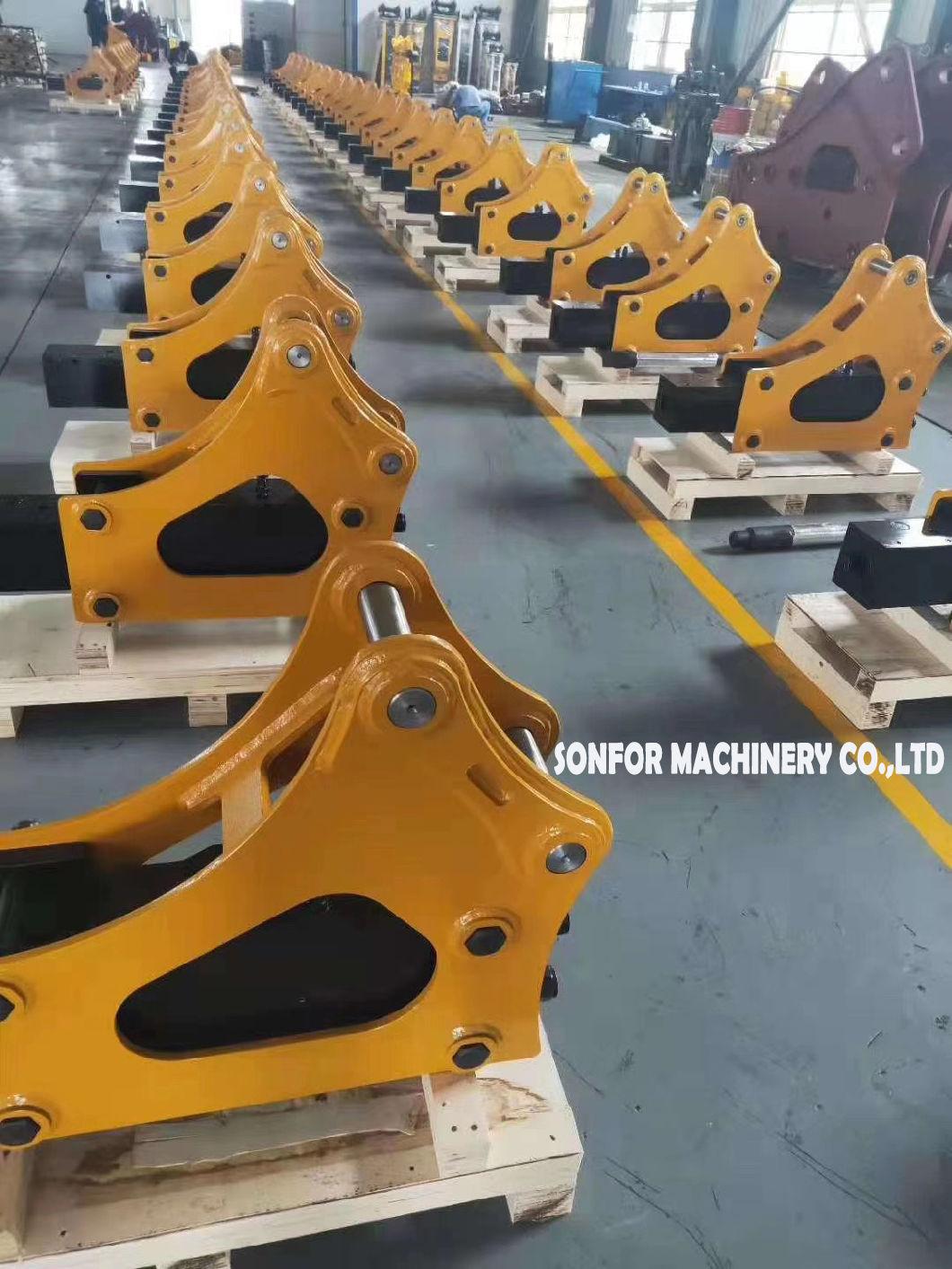 Open Top Type Hydraulic Rock Breaker Hammer for Cat Excavator