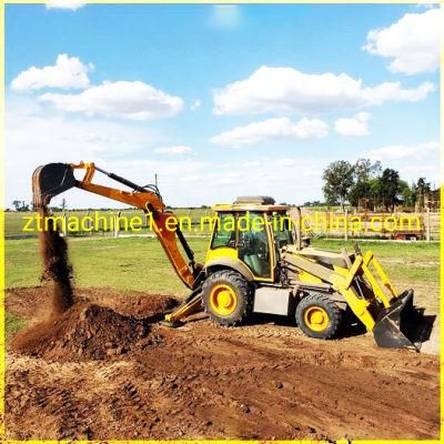 Zhengtai Wheel Loader 2.5ton 0.3cbm Backhoe Loader for Sale