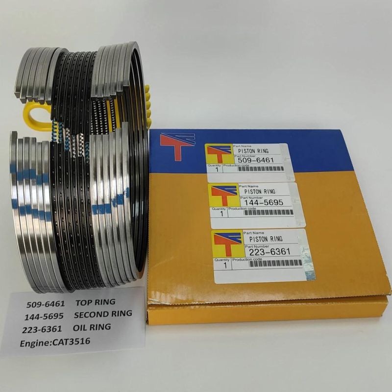 High Quality Diesel Engine Mechanical Parts Piston Ring 509-6461 144-5695 223-6361 for Engine Parts Cat3516 Generator Set