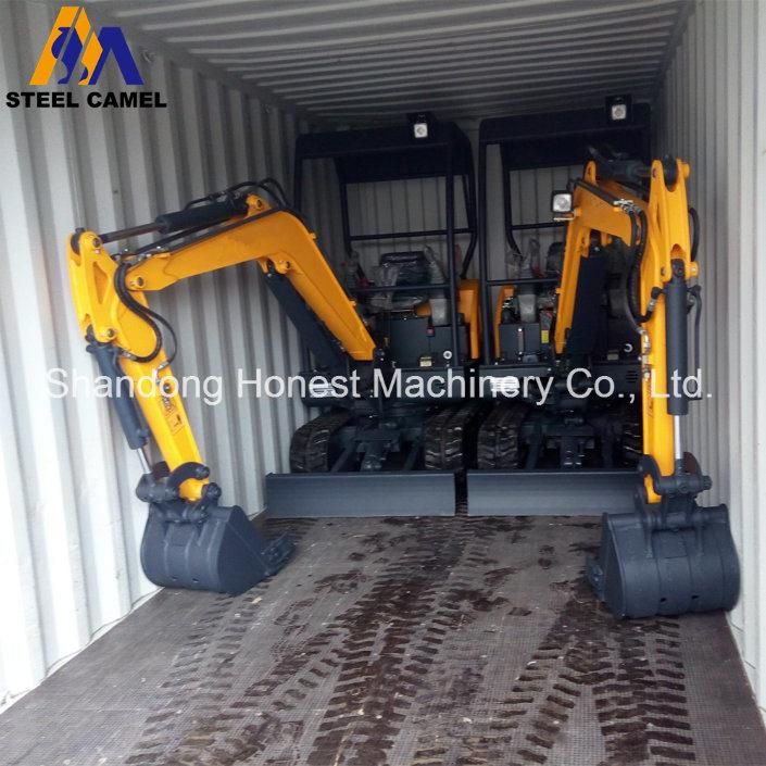 2.2 Ton Hydraulic Excavator with Small Towable Backhoe