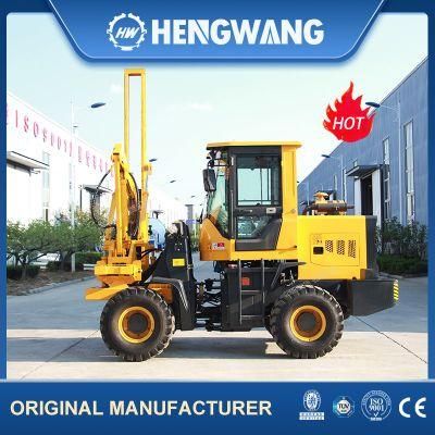 Highway Hydraulic Pile Ramming Machine for Guardrail Installation