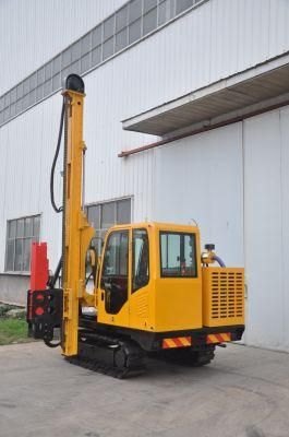 Road Safety Crawler Solar Driver for U O Shape Pile Installation