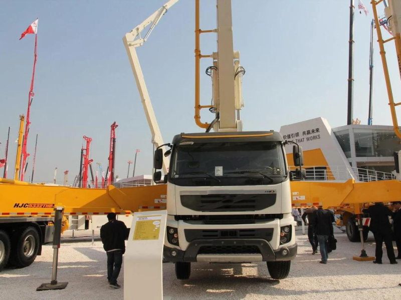 China Top Brand Larggest 70m 8*4 Truck Mounted Concrete Boom Pump Hb67V with Good Price