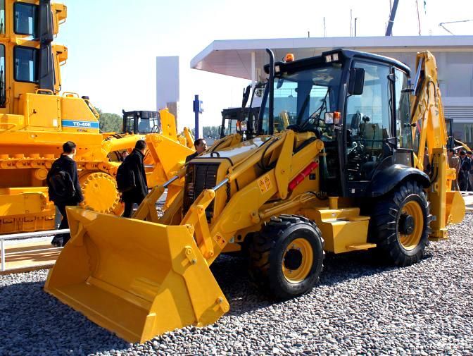 Liugong Clg775 1m3 Front and Backhoe Wheel Loader