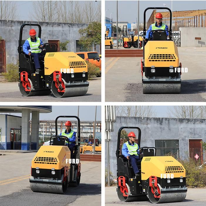 2 Ton Mini Vibratory Road Roller Compactor for Sale