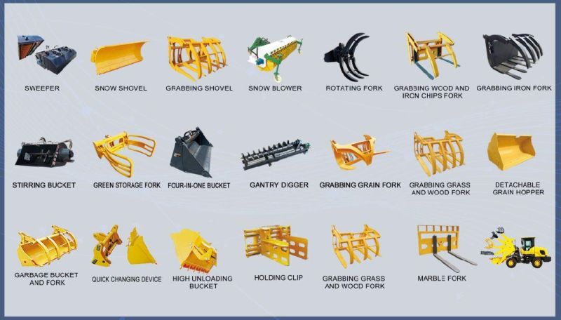 1.6 Tons Mini Front End Loaders for Sale