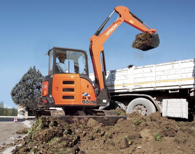5 Ton Hitachi Zx55 60 70 Cat Volvo Crawler Heavy Truck Excavators Second Hand Used Excavator Construction Machinery Equipment Mining Excavadora Usada Sale Price