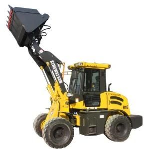 CE Small Compact Wheel Loader ZL16 in Agriculture/Farm, 1.6 ton Capacity, 0.8 Cubic Bucket, Max. &#160; dumping&#160; height 2.72 meter