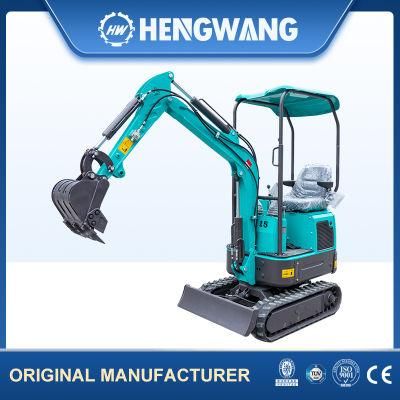 High Performance-to-Price Ratio 1ton Mini Tracked Excavator Use for Farm