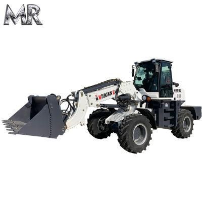 Farming Mini Compact Hydraulic Telescopic Wheel Loader with Telescopic Boom