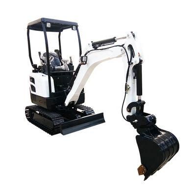 Bucket Mini Excavator 2ton with Rubber Crawler Made in China