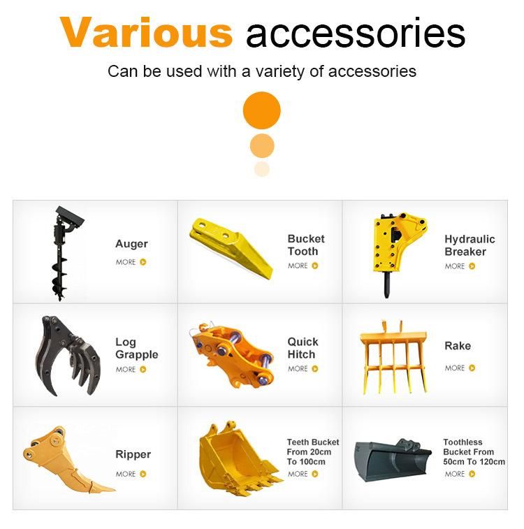 Chinese Mini Excavator Small Digger Import Mini Excavator 1 Ton 2 Ton for Sale Mini Crawler Excavator Prices