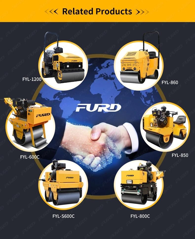 Global Road Roller Market Hot Selling 1 Ton Vibratory Tandem Roller
