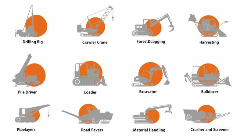 Drilling Rig Crawler Chassis with Steel Tracks