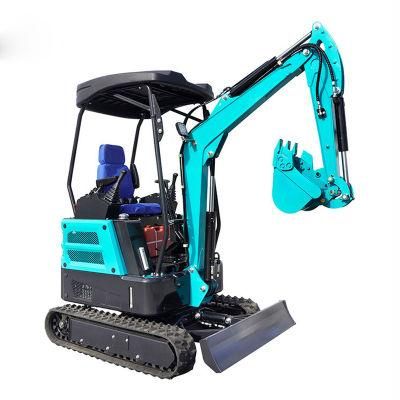 Micro Digger Excavator Mini 1 Ton Crawler Excavator Road Construction Equipment