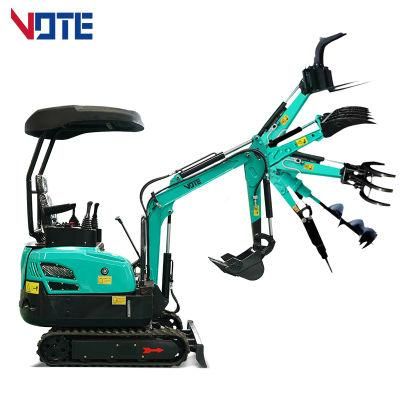 China Hot Sell 1 Ton 2ton Mini Excavator for Sale Factory Direct Delivery of Small Excavators at The Lowest Price on Time