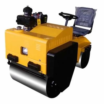 800 Kg Driving Type Double Drum Road Roller for Road Construction