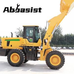 Abbasist Brand 2.8ton hydraulic high quality Compact Shovel Front End Wheel Loader zl28