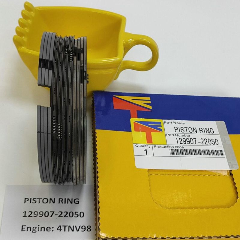 High Quality Diesel Engine Mechanical Parts Piston Ring 129907-22050 for Engine Parts 4tnv98 Generator Set
