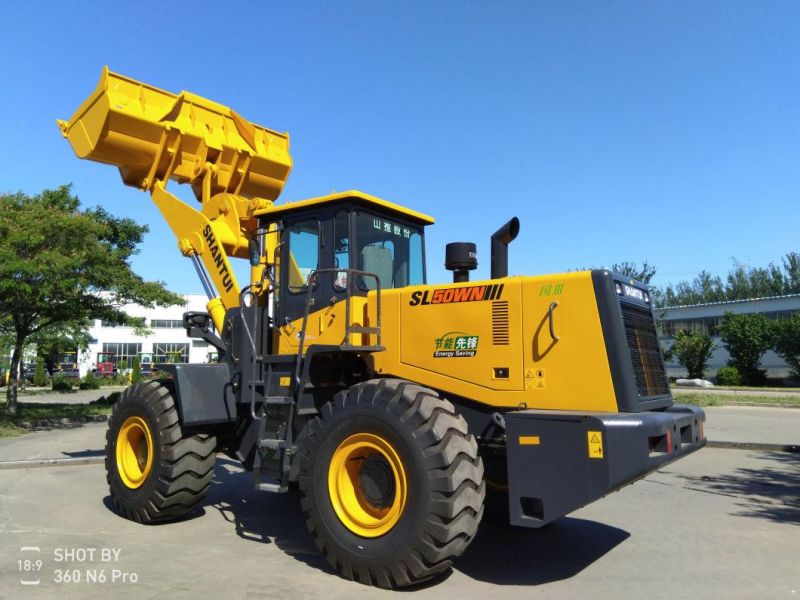 Shantui Brand 5ton SL50wn Front End Wheel Loader with 3cbm Bucket