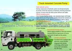 60m3/H Electric Hydraulic Mounted Trailer Mixer Concrete Pump Hbt60.13.130RS