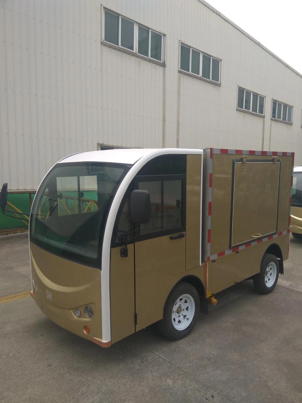Electric Utility Truck with Closed Cargo Box, 2000kgs Loading Weight
