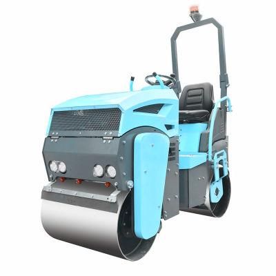 27.5 Inch1000kg Double Drum Diesel Gasoline Vibratory Road Compactor Roller