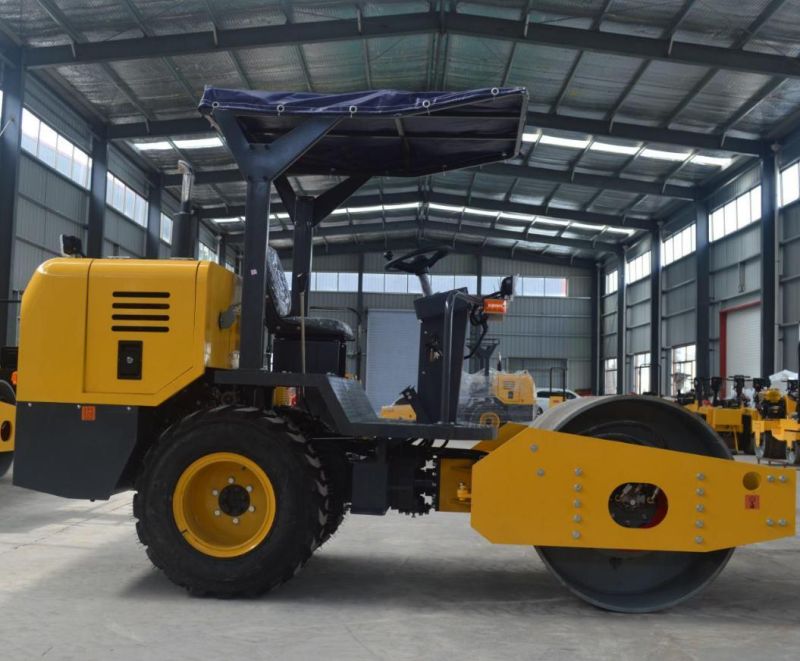 Pme-R3500 Mini Double Wheels Vibration Steering Type Road Roller