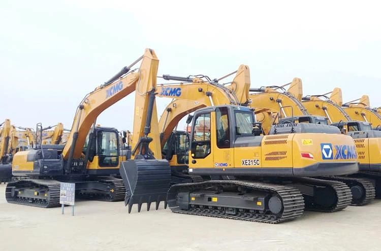 XCMG Official Manufacturer 21 Ton Hydraulic Excavator Xe215c RC Excavator Price List for Sale