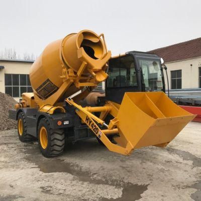 Automatically Measure Hy400 4.0m3 Self Loading Concrete Mixer in Thailand