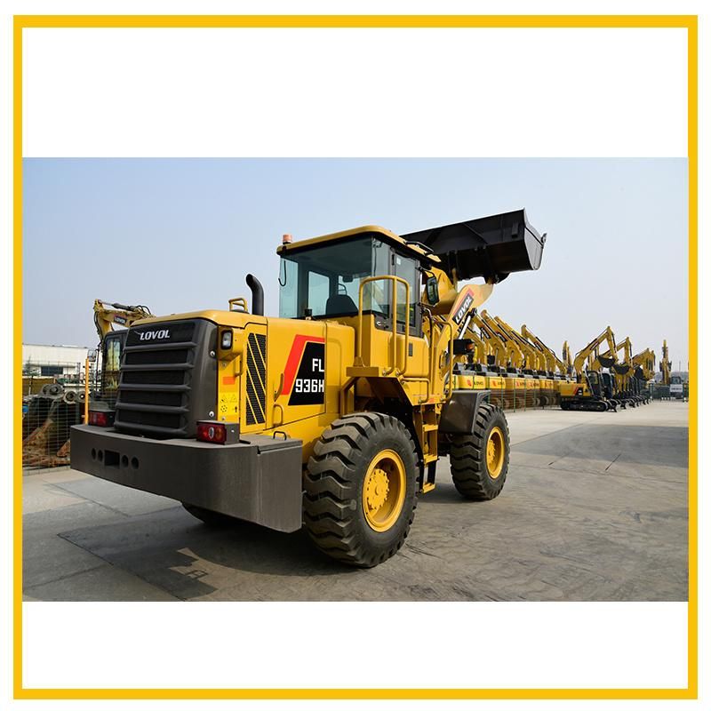 FL966h 20 Tons Foton Lovol Wheel Loader with Pilot Control