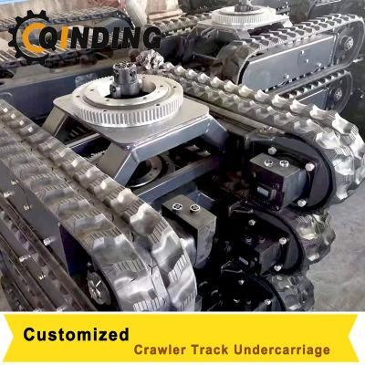 Mini- Excavator Forest &amp; Logging Rubber Crawler Track Chassis Assy