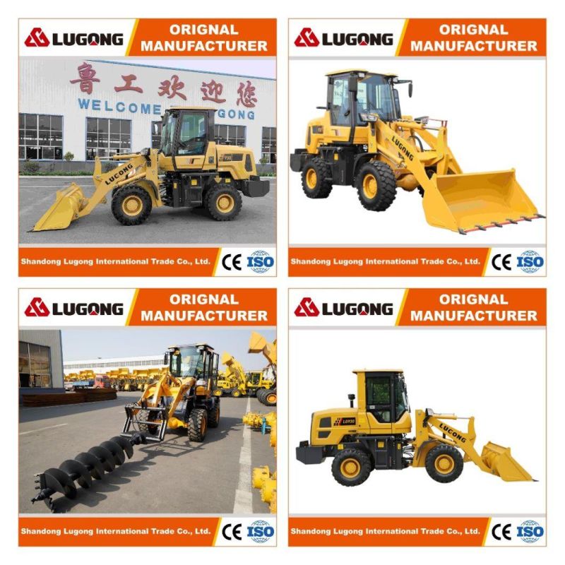 Lugong LG930 Front Wheel Loader with Backhoe Mini Excavator