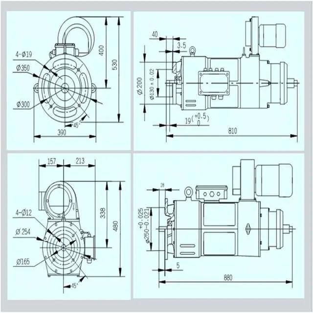Tower Crane Rcv & Rvf Slewing Mechanism with Chassis Hot Sale