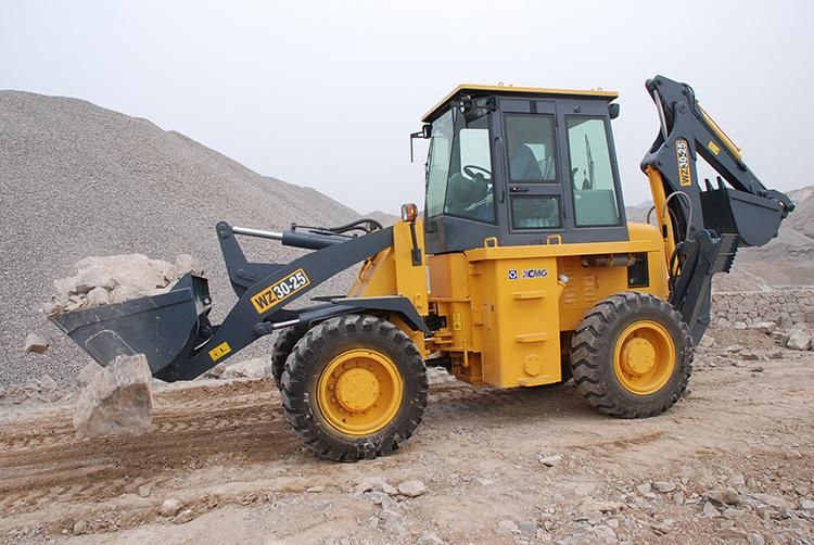 XCMG Official 2 Ton Mini Backhoe Loader Wz30-25 Tractor Loader Digger with Attachments