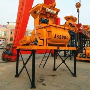 500L Twin Shaft Compulsory Electric Concrete Mixer (Js500)