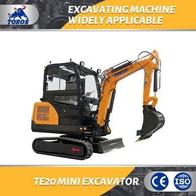 2000kg 2t Hydraulic Mini Excavator with Competitive Prices