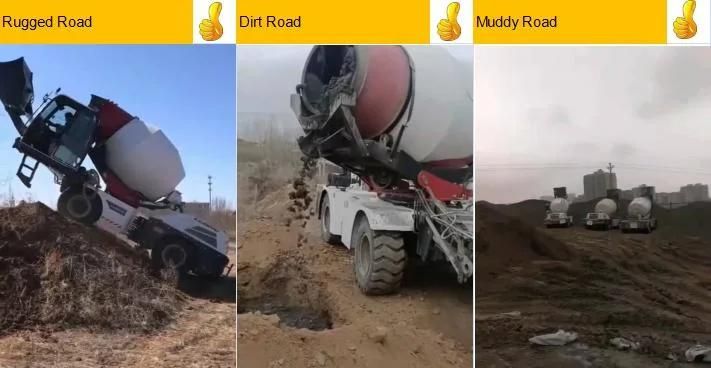 Official New 6m3 Capacity Jbc6100 Self Propelled Concrete Mixer Trucks Self Loading Price