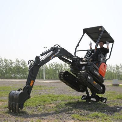 2022hot Popular 800 Kg Crawler Small Digger Mini Excavator with EPA Euro 5 Engine Farm Garden Used