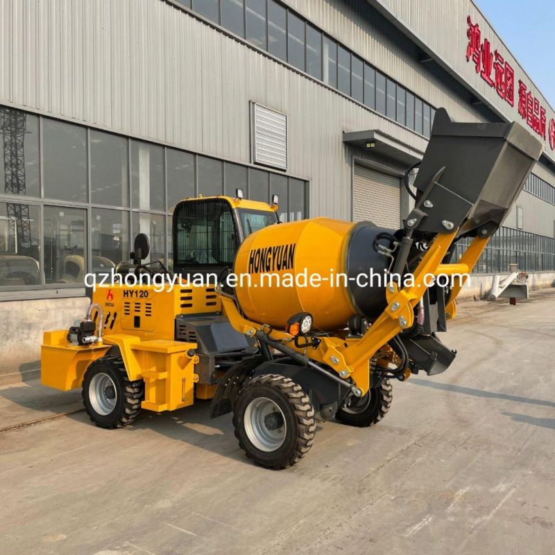 OEM Manufacturer Hy120 Self Loading Concrete Mixer Truck
