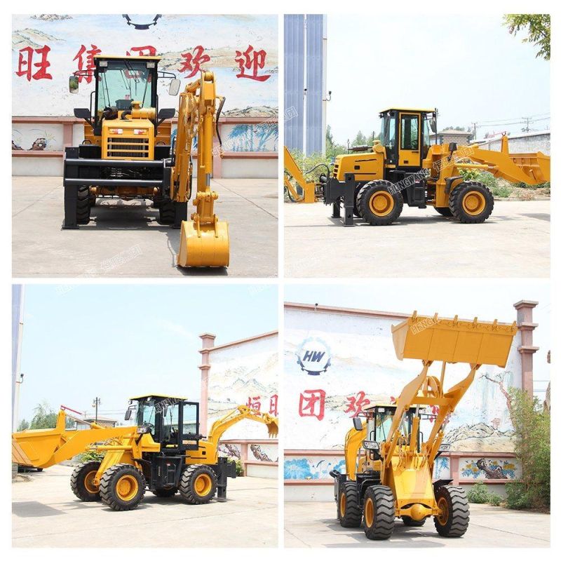 Manufacturer Supply Wheel 0.5m3 Loader Bucket Capacity Mini Backhoe Loader Price