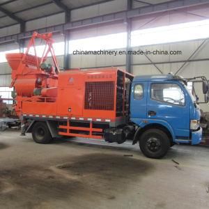 Truck Mounted Concrete Pump with Mixer