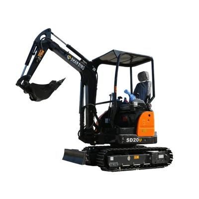 2 Ton Perkins Engine, Japan&prime;s NACHI Main Pump and Travel Motor Hydraulic System Mini Excavator