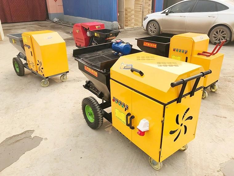 New Spraying Machine Portable Conveying Height Automatic Wall Spraying Cement Mortar Spiral Spraying Machine