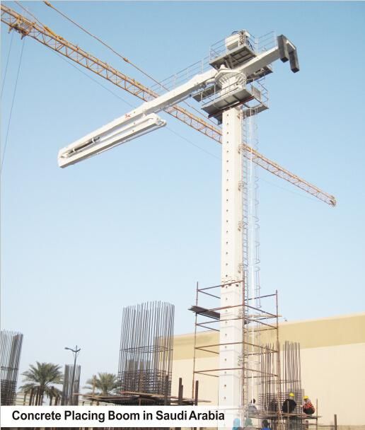 Fully Hydraulic Concrete Placing Boom