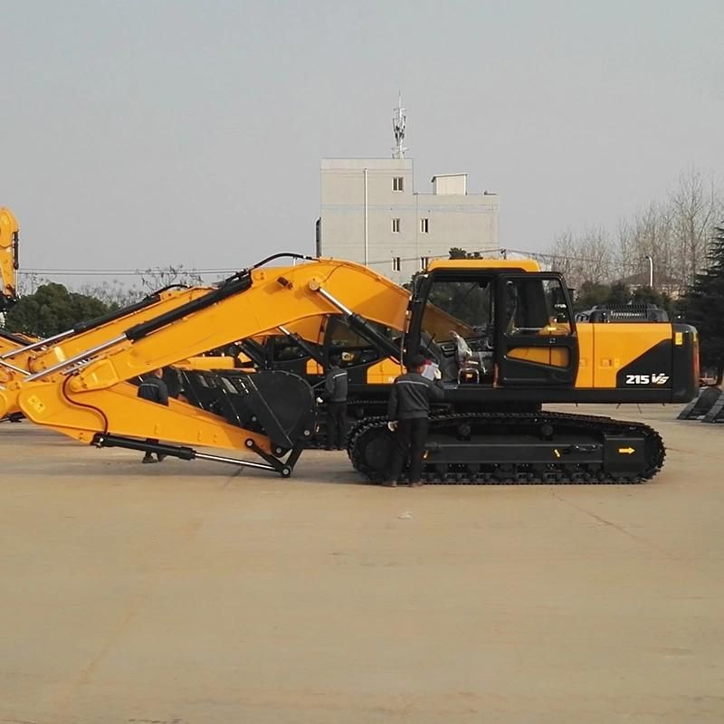 High Quality Imported 21ton Crawler Excavator 215vs Hydraulic Digger Machine with Best Service