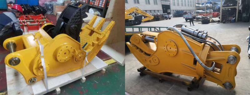 Big Sale Mini Excavator Hydraulic Pulverizer with Rotary Function