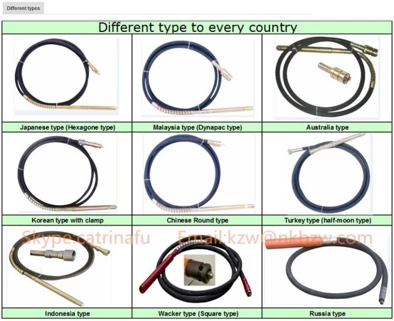 Zx60 Indonesia Type 1 to 12 M Concrete Vibrator for Sale